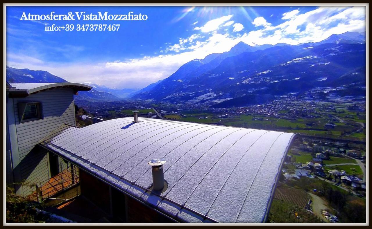 Atmosfera E Vista Mozzafiato Chalets Aosta Dış mekan fotoğraf